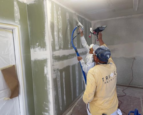 Trico Painting Painters Spraying Drywall Texture